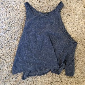 Blue tank top